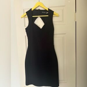 Guess Black Cutout Mini Dress